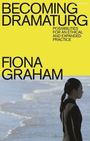 BECOMING DRAMATURG, Möglichkeiten für eine ethische Praxis. Fiona Graham. Frau blickt aufs Meer, gelber Hintergrund.