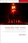 Sarah Berry: Staging the Lyric, Buch