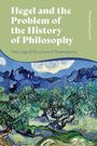 Buchtitel: "Hegel and the Problem of the History of Philosophy." Landschaftsmalerei mit Bäumen und Bergen darunter.