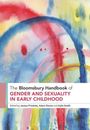 "The Bloomsbury Handbook of Gender and Sexuality in Early Childhood" ist der Titel. Bunte abstrakte Aquarellillustration.