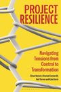 Text: "PROJECT RESILIENCE. Navigating Tensions from Control to Transformation. Elmar Kutsch, Chantal Cantarelli, Neil Turner and Kate Davis." Grafik: Seile, gelber Hintergrund.