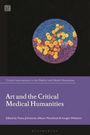 Text: "Art and the Critical Medical Humanities." Bearbeitet von Fiona Johnstone, Allison Morehead & Imogen Wiltshire. Illustration: bunte Zellen auf dunklem Hintergrund.