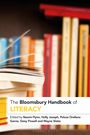 „The Bloomsbury Handbook of Literacy. Edited by Naomi Flynn, Holly Joseph, Pelusa Orellana García, Daisy Powell, Wayne Slater.“ 

Ein aufgeschlagenes Buch vor einem verschwommenen Bücherregal.