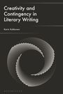 "Creativity and Contingency in Literary Writing", Autor: Karin Kukkonen. Kreismuster in der Mitte, weiße Schrift auf schwarz.