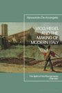 Buchtitel: "Vico, Hegel and the Making of Modern Italy" von Alessandro De Arcangelis. Ein Mann mit italienischer Flagge.