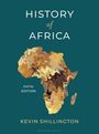 „History of Africa“, „Fifth Edition“, „Kevin Shillington“. Eine Karte Afrikas in marmorierten Erdtönen.
