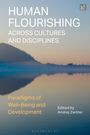 **HUMAN FLOURISHING ACROSS CULTURES AND DISCIPLINES**  
"Paradigms of Well-Being and Development"  
Hintergrund: See mit Hügel-Silhouette.