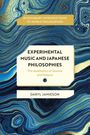 "Experimental Music and Japanese Philosophies" von Daryl Jamieson. Abstrakte, wellenartige Texturen in Blau- und Goldtönen.