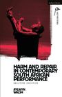 „HARM AND REPAIR IN CONTEMPORARY SOUTH AFRICAN PERFORMANCE. RESISTING INJUSTICE. AYLYWN WALSH.“ Eine Person in einer Tonne.