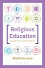 "Religious Education: A Subject Knowledge Handbook" von Matthew Lane. Verschiedene religiöse Symbole oben.