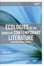 "Ecologies of the Senses in Contemporary Literature" von Mirja Lobnik. Hintergrund: verschwommenes blaues Pflanzenmotiv.