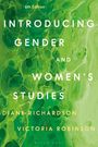 „6th Edition. INTRODUCING GENDER AND WOMEN'S STUDIES. DIANE RICHARDSON. VICTORIA ROBINSON“. Grüner marmornierter Hintergrund.