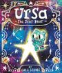 "Ursa - The Star Bear" steht oben. Unten "By Greg Stobbs". Ein kindlicher Bär schwebt vor einem leuchtenden Stern im bunten All.