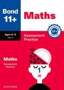 "Bond 11+, Maths, Ages 8-9 Year 4, Assessment Practice". Illustration: Kind mit Ziffern auf dem Kopf, Winkelmesser.