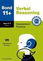 "Bond 11+ Verbal Reasoning. Ages 8-9 Year 4. Assessment Practice. Illustration eines stilisierten Profils in Grün und Blau."