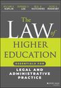 Barbara A Lee: The Law of Higher Education, Buch