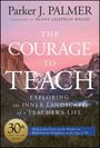 „The Courage to Teach: Exploring the Inner Landscape of a Teacher's Life“ von Parker J. Palmer. Berglandschaft im Hintergrund.