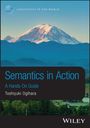 "Semantics in Action: A Hands-On Guide" von Toshiyuki Ogihara. Logo oben links, schneebedeckter Berg im Hintergrund.