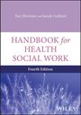 Text: "Teri Browne and Sarah Gehlert, HANDBOOK for HEALTH SOCIAL WORK, Fourth Edition, WILEY." Lila und weiße Farbgestaltung.