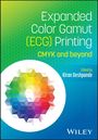 Text: "Expanded Color Gamut (ECG) Printing: CMYK and beyond. Edited by Kiran Deshpande." Bunte geometrische Form in der Mitte.