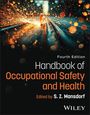 Fourth Edition. Handbook of Occupational Safety and Health. Edited by S. Z. Mansdorf. Funkensprühen auf dunklem Hintergrund.