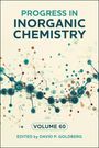 "Progress in Inorganic Chemistry, Volume 60, edited by David P. Goldberg." Illustration von Molekülstrukturen in Blau- und Orangetönen.