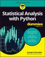 Joseph Schmuller: Statistical Analysis with Python for Dummies, Buch