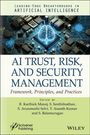 "AI TRUST, RISK, AND SECURITY MANAGEMENT" mit Mikrochip und leuchtendem Gehirn. Verleger: Wiley, Scrivener Publishing.