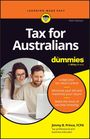 "Tax for Australians for dummies", mit Tipps zur Steuererklärung und Foto von lächelndem Paar am Laptop.