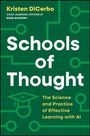 "Schools of Thought: The Science and Practice of Effective Learning with AI" von Kristen DiCerbo; grüner Hintergrund mit Schaltkreismuster.