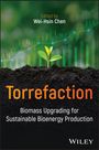 „Torrefaction: Biomass Upgrading for Sustainable Bioenergy Production“, Pflanze sprießt aus Erde, Graphen im Hintergrund.
