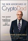 „The New Adventures of CryptoDad“ steht in großen Buchstaben, daneben ein Mann im Anzug mit Krawatte.