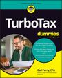 „LEARNING MADE EASY“, „TurboTax for dummies“, „Confidently prepare your tax return“, Bild eines lächelnden Mannes am Laptop.