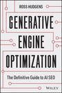 Text: "Ross Hudgens: Generative Engine Optimization. The Definitive Guide to AI SEO." Schwarze Schrift, weiße Gestaltung.
