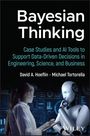"Bayesian Thinking", Fallstudien und KI-Tools für datenbasierte Entscheidungen. Mensch interagiert mit Roboter.