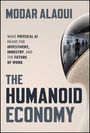 "MODAR ALAOUI: What Physical AI Means for Investment, Industry, and the Future of Work. THE HUMANOID ECONOMY."  
Ein Helm mit Spiegelung.