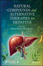 Titel: "NATURAL COMPOUNDS and ALTERNATIVE THERAPIES for HEPATITIS". Illustriertes menschliches Organ mit Pflanzen.