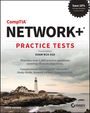 Text: "CompTIA Network+ Practice Tests, Fourth Edition, Exam N10-010." Küstenlandschaft mit Leuchtturm im Hintergrund.