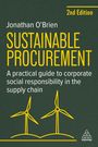 „2nd Edition. Jonathan O'Brien Sustainable Procurement.“ Zwei gelbe Windräder auf dunkelgrünem Hintergrund.