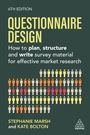 "6th Edition. Questionnaire Design. Autoren: Stephanie Marsh und Kate Bolton. Menschen-Icons in bunten Reihen."