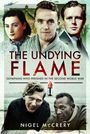 "The Undying Flame: Olympians Who Perished in the Second World War" steht in der Mitte über Fotos von sechs Personen.