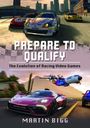 „PREPARE TO QUALIFY: The Evolution of Racing Video Games“ von Martin Bigg. Oben Rennautos, unten Sportwagen und Flugzeug.