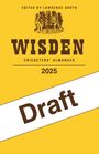 : Wisden Cricketers' Almanack 2025, Buch