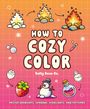 Text: "HOW TO COZY COLOR", "Belly Bean Co.", "MASTER GRADIENTS, SHADOWS, HIGHLIGHTS, AND PATTERNS". Illustration mit Farbverläufen.