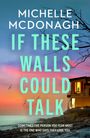 Text: „MICHELLE MCDONAGH IF THESE WALLS COULD TALK“ und „SOMETIMES THE PERSON YOU FEAR MOST IS THE ONE WHO SAYS THEY LOVE YOU.“

Illustration: Küstenvilla bei Sonnenuntergang, Vogel, Meer.