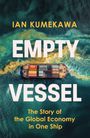 „EMPTY VESSEL“ von Ian Kumekawa. Ein Frachtschiff auf türkisfarbenem Wasser mit welligen Strömungen.
