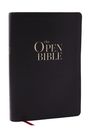 Thomas Nelson: The Open Bible: Read and Discover the Bible for Yourself (Nkjv, Black Leathersoft, Red Letter, Comfort Print, Thumb Indexed), Buch