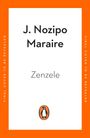 Text: J. Nozipo Maraire, Zenzele. Orange Rahmen, Pinguin-Logo in einem Kreis.