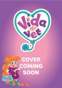 „Cover Coming Soon“. Ein Logo in Herzform mit der Aufschrift „Vida the Vet“. Ein rothaariges Mädchen in lila Kleidung.