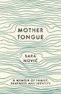 „Mother Tongue“ von Sara Nović, „A Memoir of Family, Deafness and Identity“. Wellenlinien auf beigem Hintergrund.